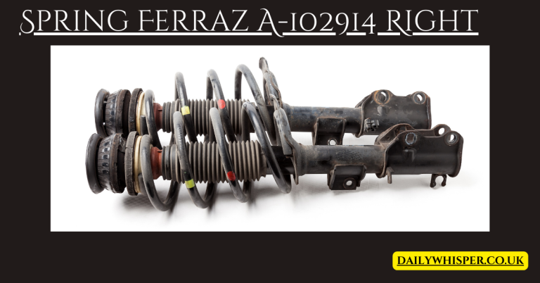 Why the Spring Ferraz A-102914 Right is a Game-Changer in Engineering